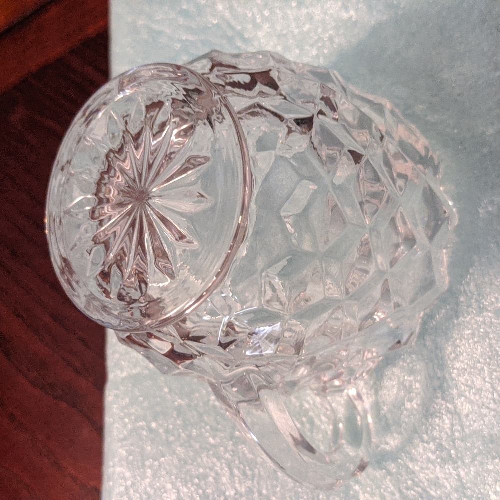 Crystal Coffee Creamer & Sugar Serving Set - Picture 13 of 17